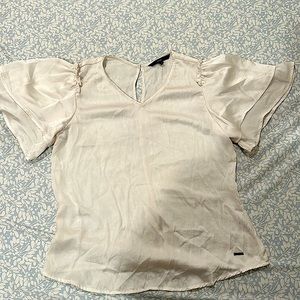 Silk white Top